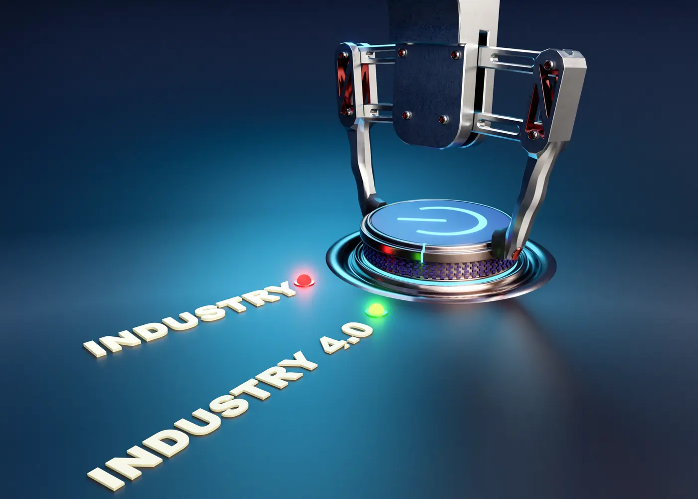 Krah robotik mbi një platformë industriale